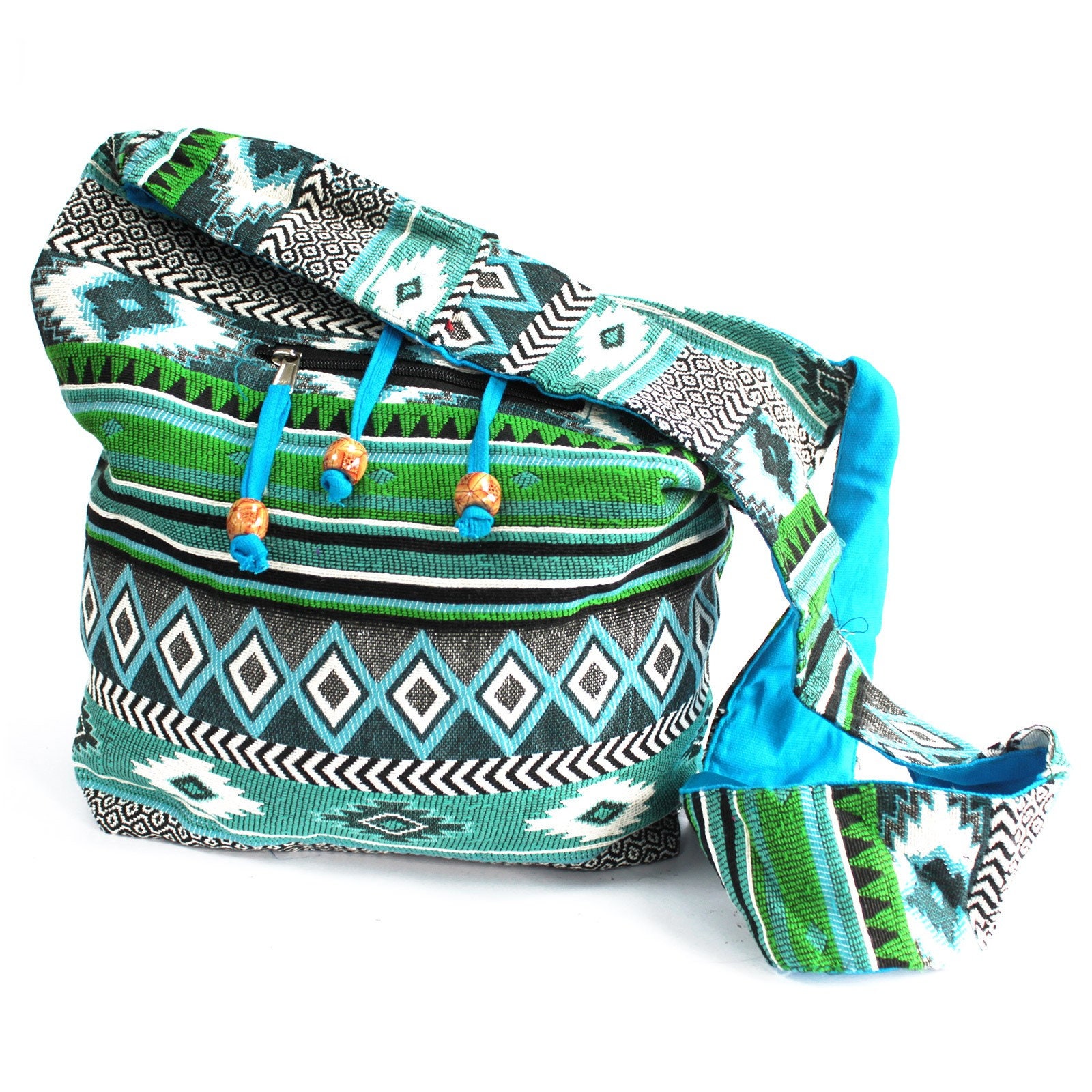Women's Hippie Crossbody Bag Nepal Sling Bag 100 Cotton Etsy UK