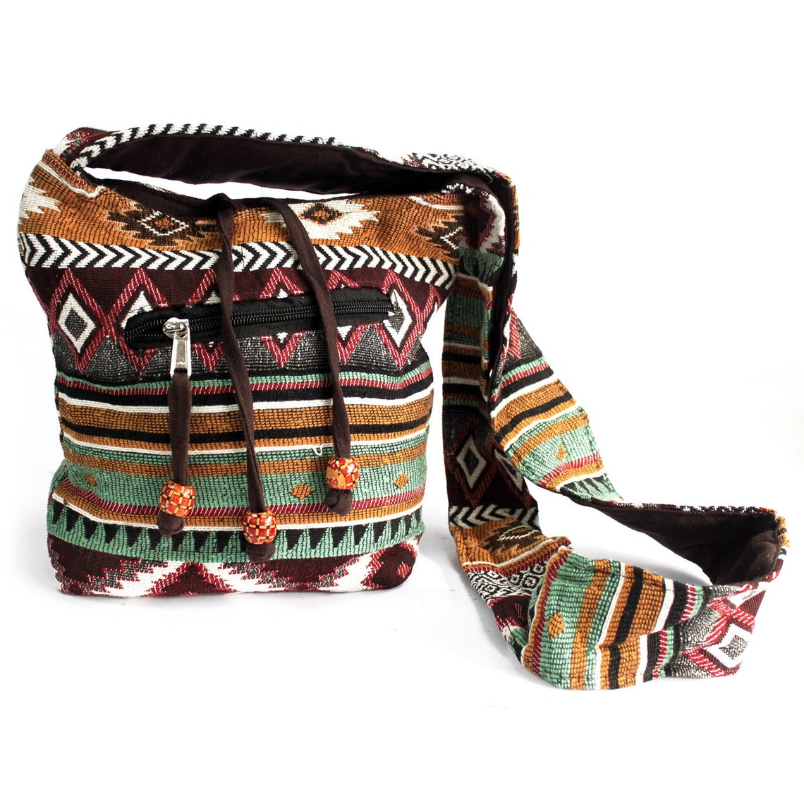 Women's Hippie Crossbody Bag Nepal Sling Bag 100% Cotton | Etsy UK