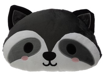 Fun Plush Adoramals - Raccoon Cushion - Animal Cushion