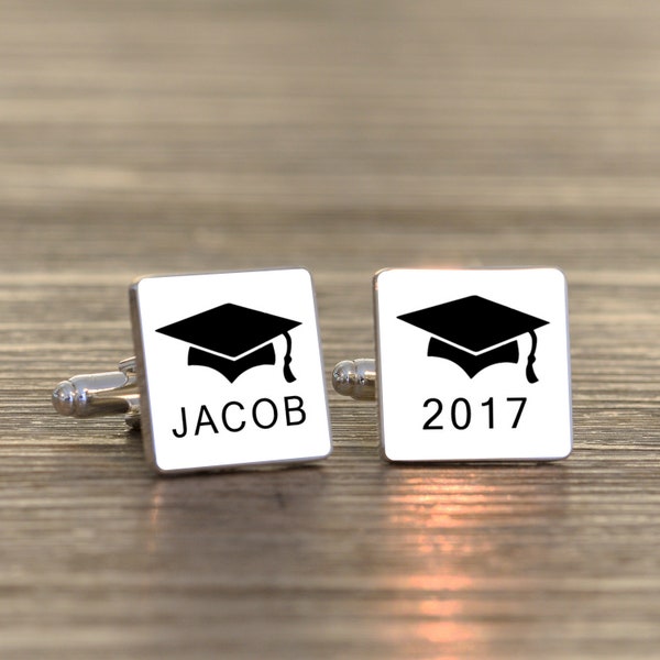 Graduation Cufflinks Etsy