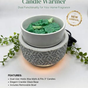 Black Barn 2 in 1 (New Design) Wax Melt/Candle Warmer image 3