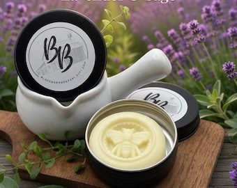 Lavender & Sage - Scented All Natural - Lotion Bar