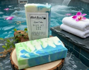 Handmade Artisan Soap: Spa Day Scent, Natural Ingredients