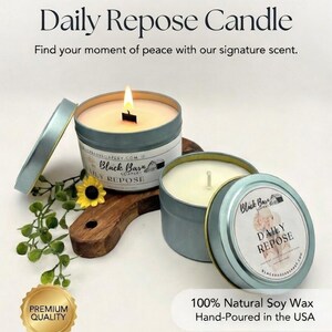 Daily Repose - 4oz / 8oz Candle Tin (Bohemian Fall) image 2
