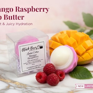Mango - Raspberry - Beeswax Lip Butter