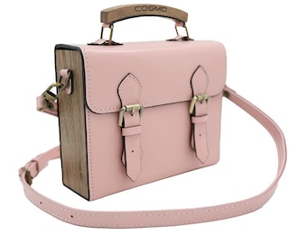 COSMO HANDMADE - Messenger Bag for Women, Stylish Leather Briefcase, Leather Satchel Bag for women, Stylish business designer briefcase