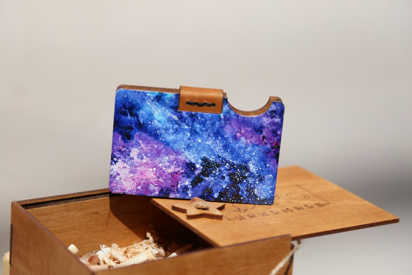 Wood Card Holder Wallet Wooden Credit Card Holder Wooden Etsy