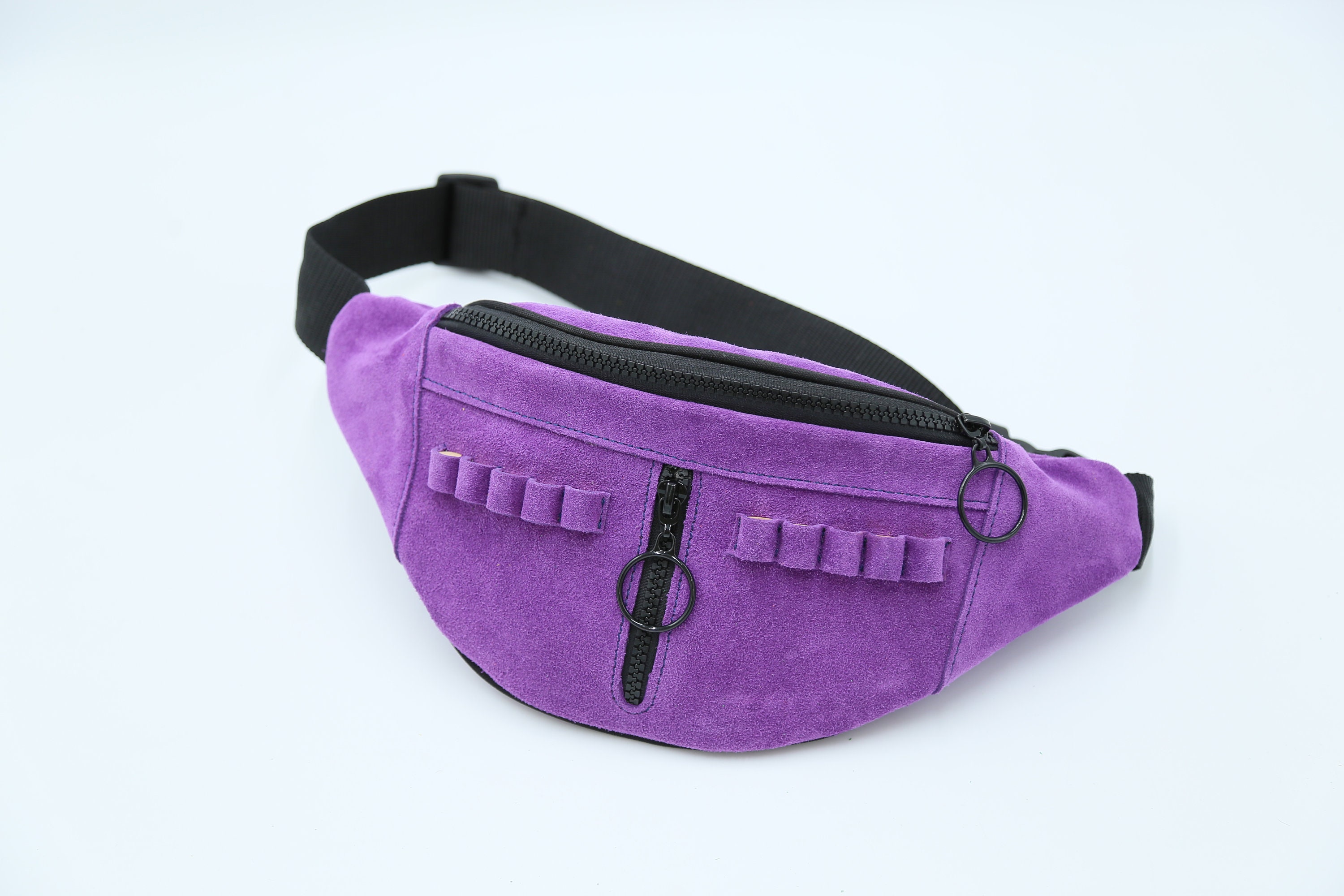 Purple Waist Pouch Purple Fanny Pack Designer Fanny Packs - Etsy UK