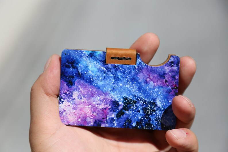 Wood Card Holder Wallet Wooden Credit Card Holder Wooden Etsy