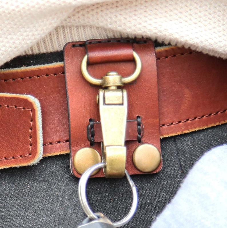 COSMO HANDMADE Custom leather keychain, Personalised leather keychain, Engraved leather custom keychain, keychain for boyfriend image 4