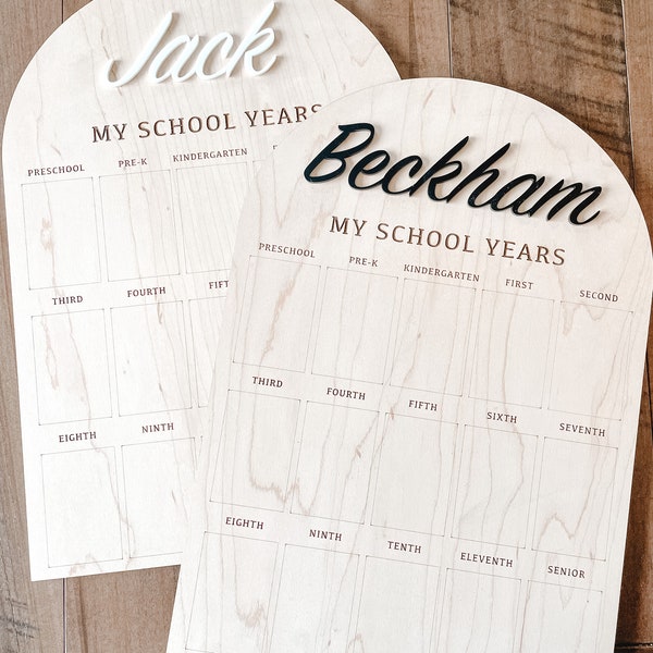 School Picture Board-Graduation Picture Board-School Picture Frame-Picture Frame for School Pictures-Grad Party Decor