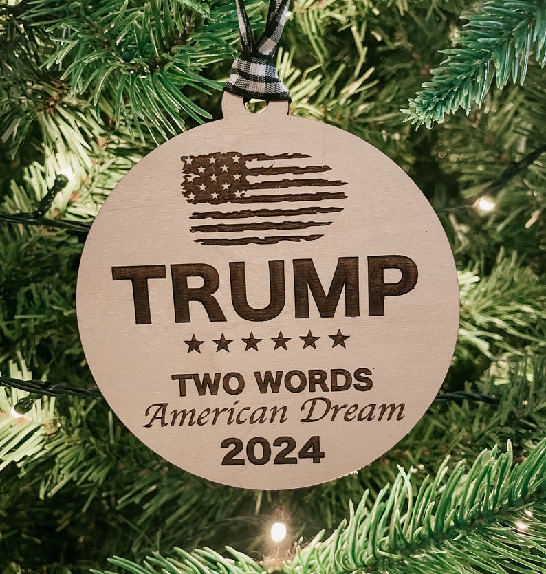 Trump Ornamenttrump 2024president Trumpmake America Great Etsy