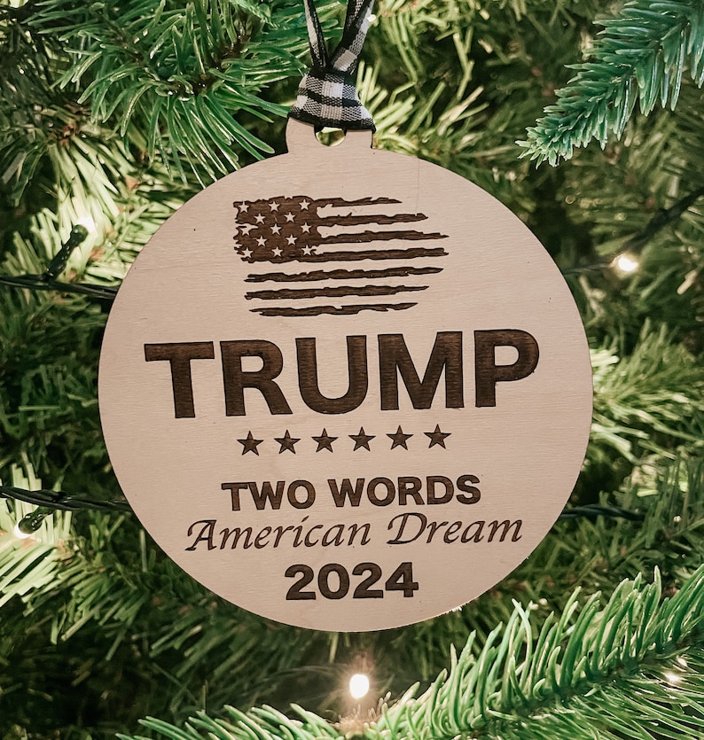 Trump Ornamenttrump 2024president Trumpmake America Great Etsy