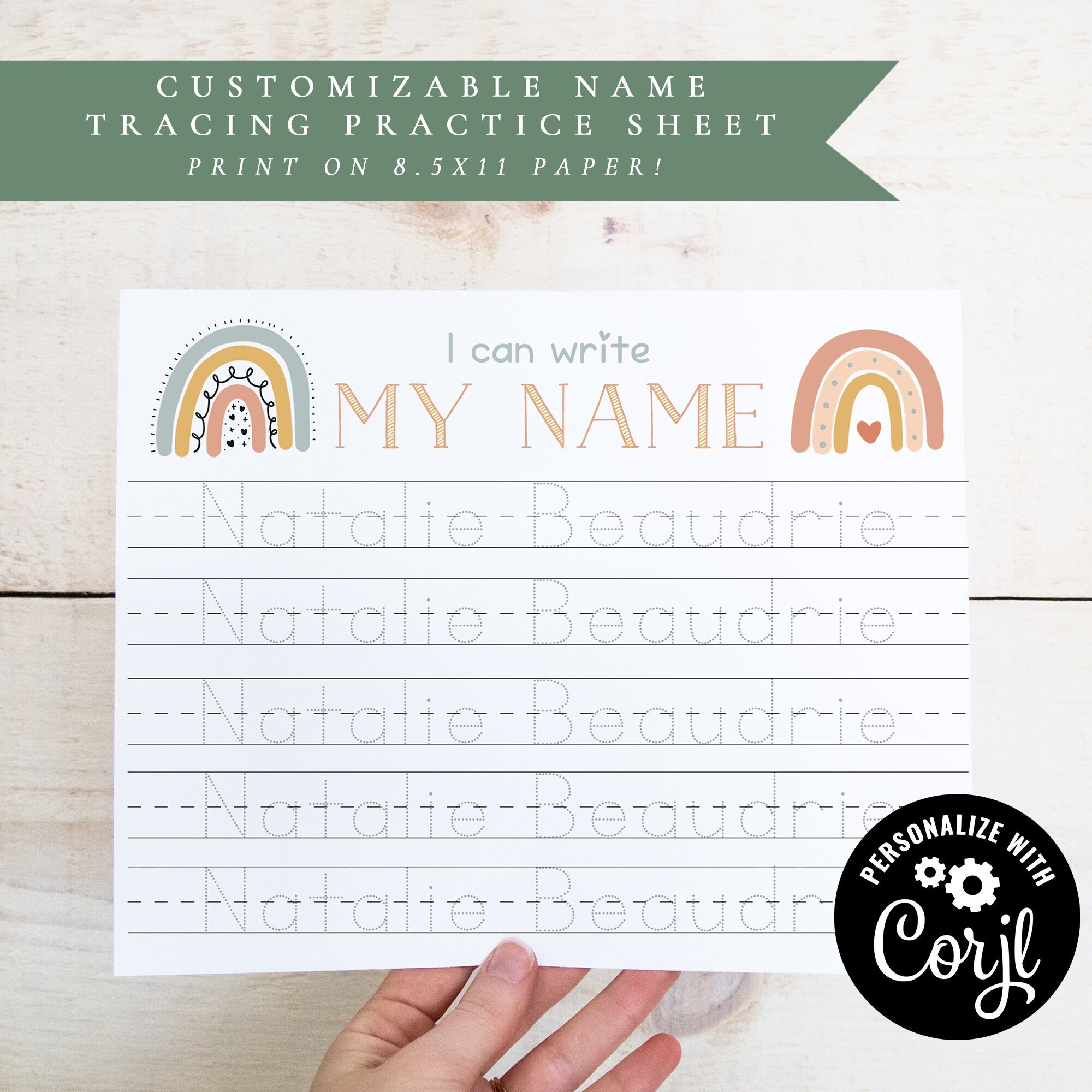 Personalized Christmas Stocking Tags — Megan Beaudrie Designs
