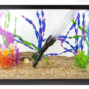 Fish Tank Gravel Cleaner with Glass Scraper | Home Aquarium Cleaner | Fish Tank Accessory | Fish Tank Supply | Pet Supply | Fish Tank Vacuum