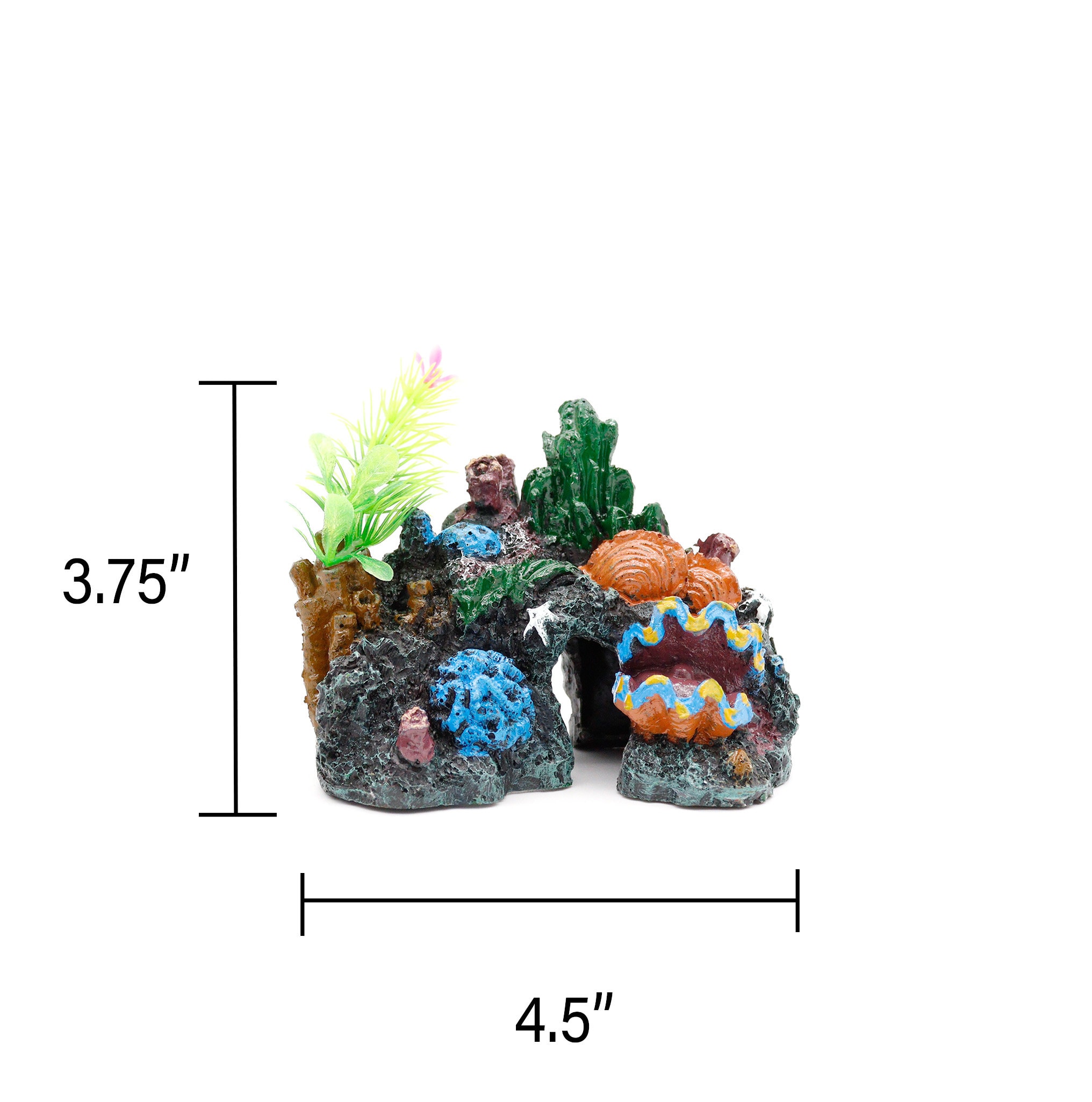Cheotime Aquarium Decoration Cave, Fish Tank Gold Mountain Simulation