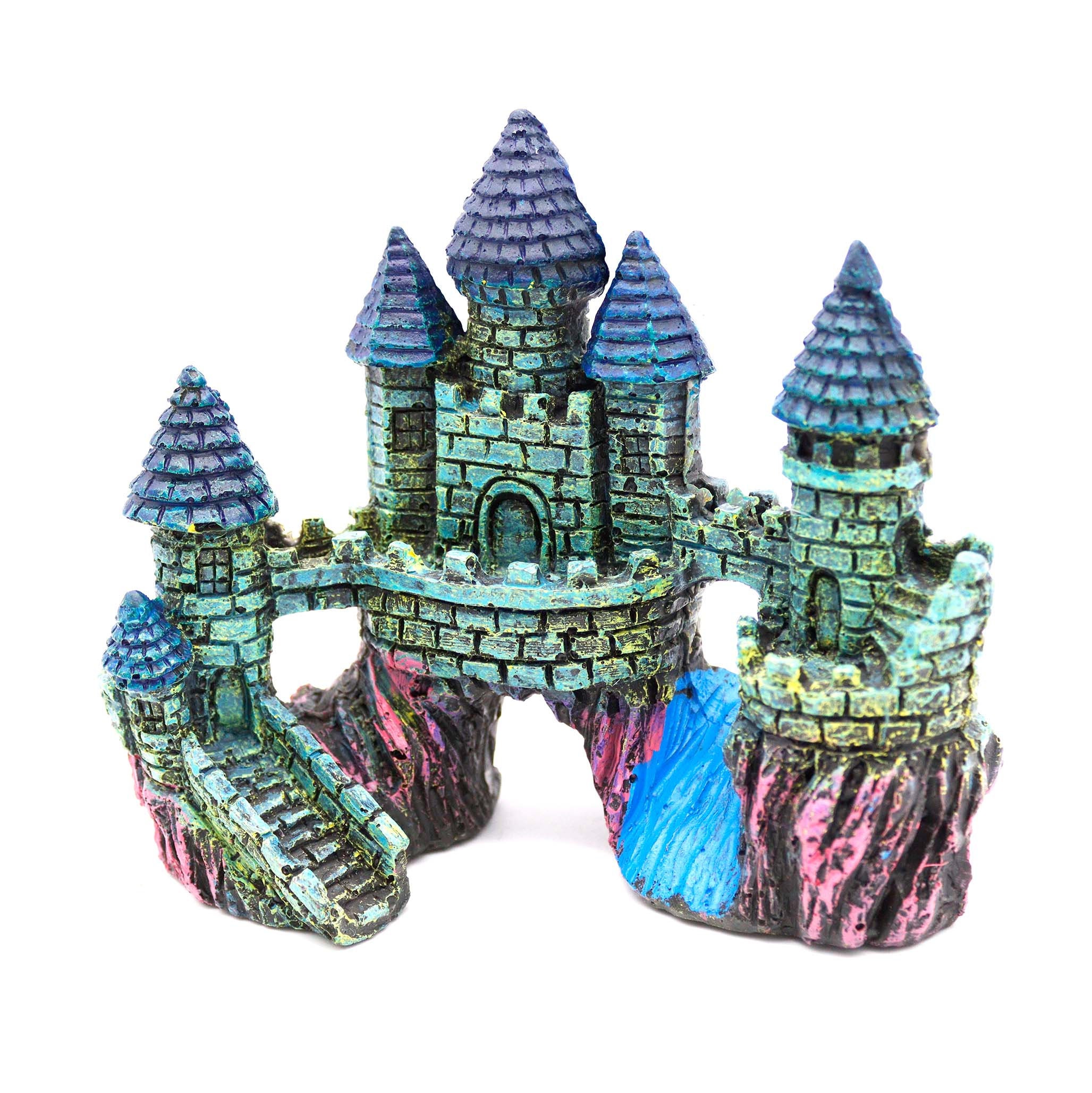 fish tank castle decoration