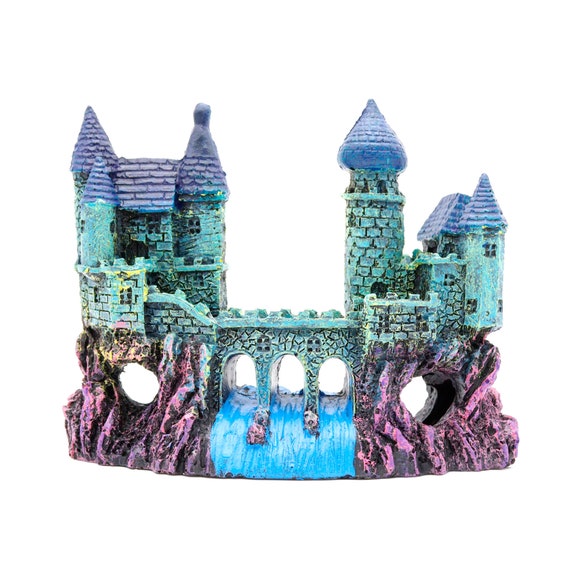 fish tank castle decoration