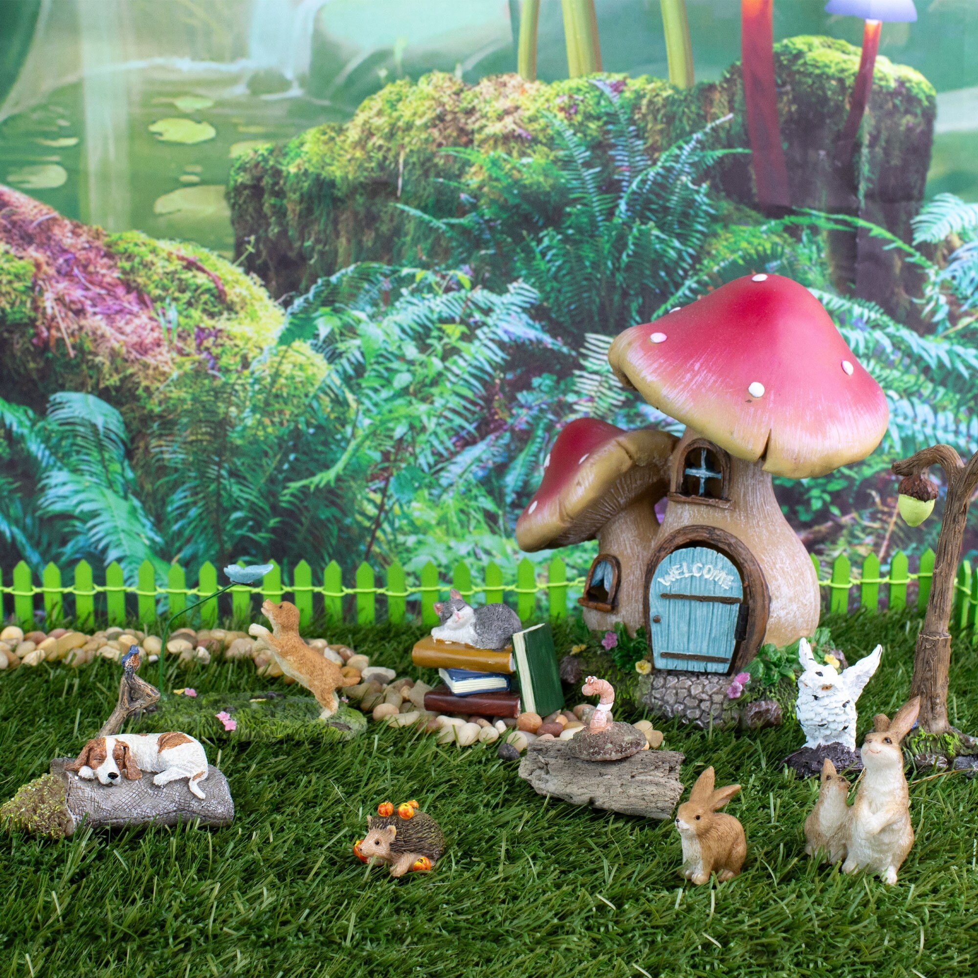 kids outdoor toys Animals Garden Miniature Animals Figurines Animals Model