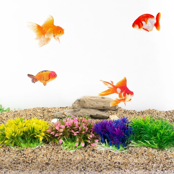 Pack of 2 Plants for Fish Tanks - Colorful Artificial Flower Plants -  Realistic Faux Plants for Fish Hideaway and Fish Tank Dcor - Etsy.de
