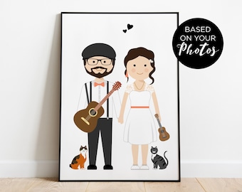 Portrait De Famille Etsy