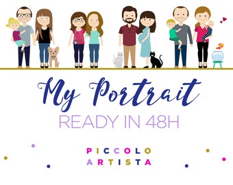 My portrait ready in 48 hours / Rush my portrait / Option to add to a portrait order