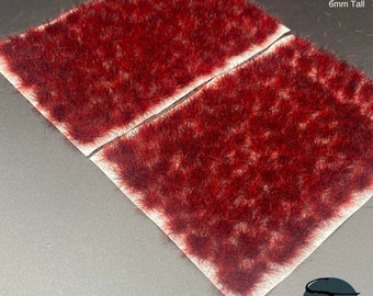 6mm Bloodlust Self-Adhesive Grass Tufts