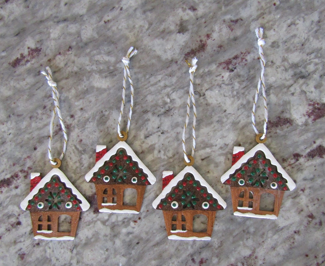 Gingerbread House Christmas Ornament Handcrafted in the USA #67693