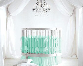 circle crib with canopy