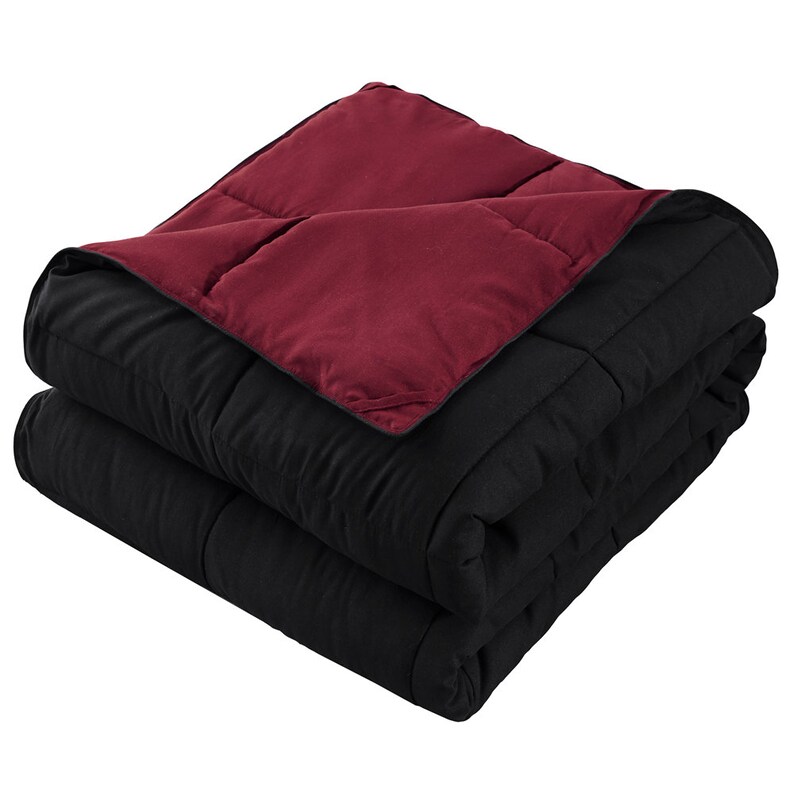 1 Piece Solid Alternative Down Comforter Cotton Choose Size and Color