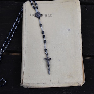Vintage Rosary | handmade wooden | Prayer beads