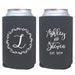 personalized can cooler / wedding favor / wedding can cooler / custom can cooler / custom wedding favors / monogram wedding favor / rustic 