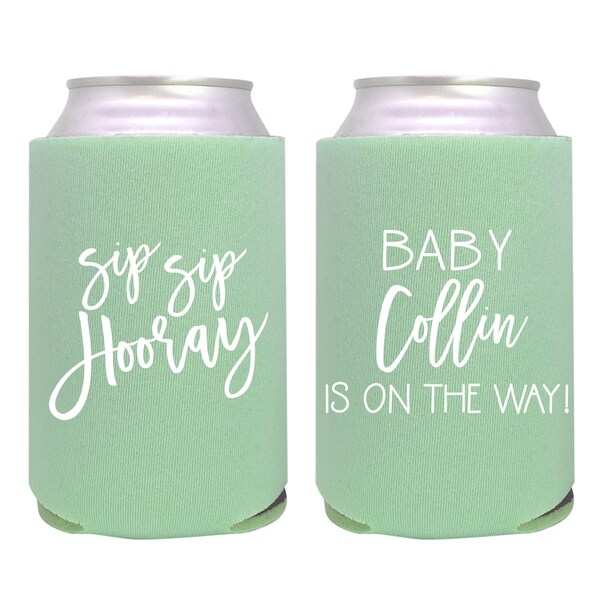 Baby Shower Koozies Etsy