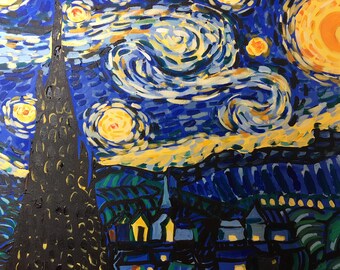 Starry Night Depiction