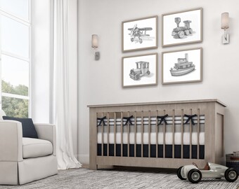 boy nursery art etsy