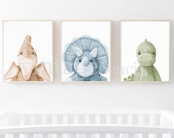 Dinosaur Nursery Set, Dinosaur Kids Art, Dinosaur Drawings, Boys Wall Art, Set of Dinosaur Prints, Dinosaur Sketches, Dinosaur Decor, Baby