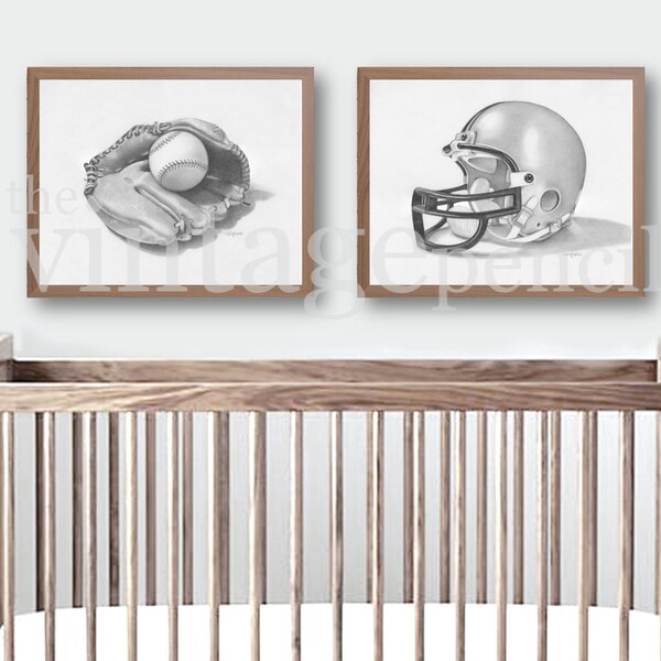 Sports Nursery Decor Etsy