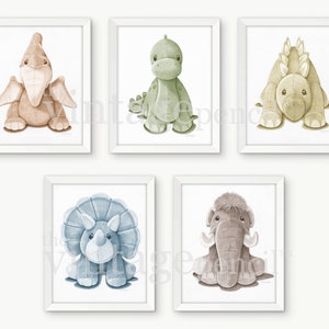 Dinosaur Art, Dinosaur Print, Boys Wall Art, Dinosaur Decor, Boy Nursery Set, Boys Room, Dinosaur Art Print, Dinosaur Drawings, Baby Boy Art