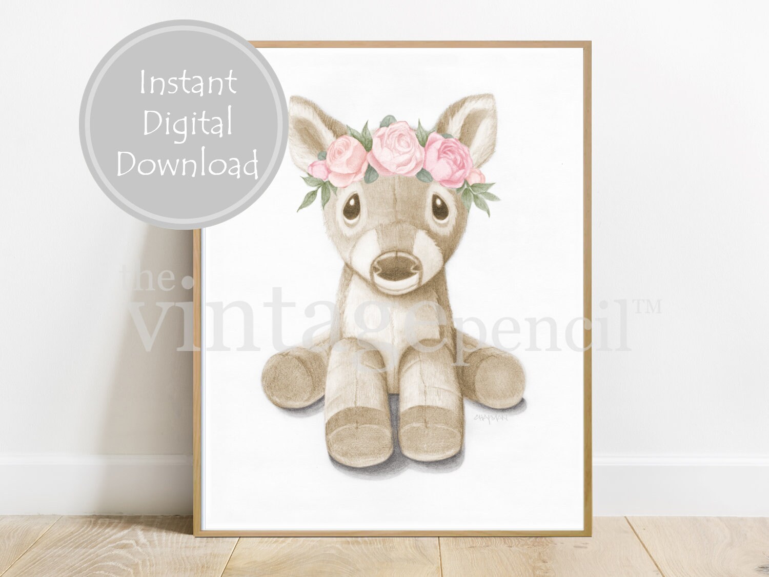 woodland-nursery-animal-print-wall-decor-girls-room-wall-art-etsy