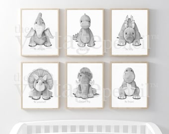 Dinosaur Decor, Dinosaur Nursery Prints, Baby Dinosaur Prints, Dinosaur Wall Art, Dinosaur Prints for Nursery, Dinosaur Nursery, Boy