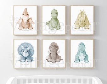 Dinosaur Art, Dinosaur Print, Boys Wall Art, Dinosaur Decor, Boy Nursery Set, Boys Room, Dinosaur Art Print, Dinosaur Drawings. Dinosaur, ,