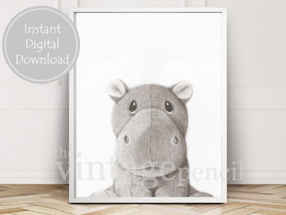 Hippo Wall Art Baby Hippo Animal Art Prints Hippo Art Etsy Hippo Wall Art Baby Hippo Animal Art Prints Hippo Art Etsy