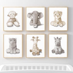 Nursery Animal Print, Safari Nursery Print, Baby Animal Prints, Safari Wall Art, Animal Prints for Nursery, Zoo Animal Nursery,Nursery Decor
