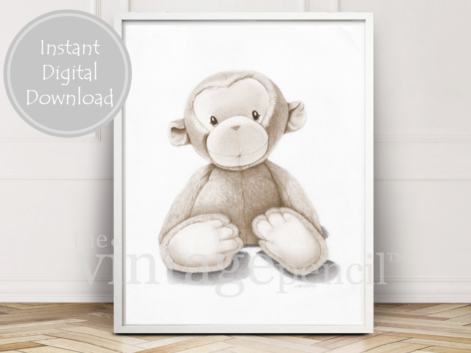 Kids Art Set Baby Animal Prints Neutral Childrens Art Zoo | Etsy