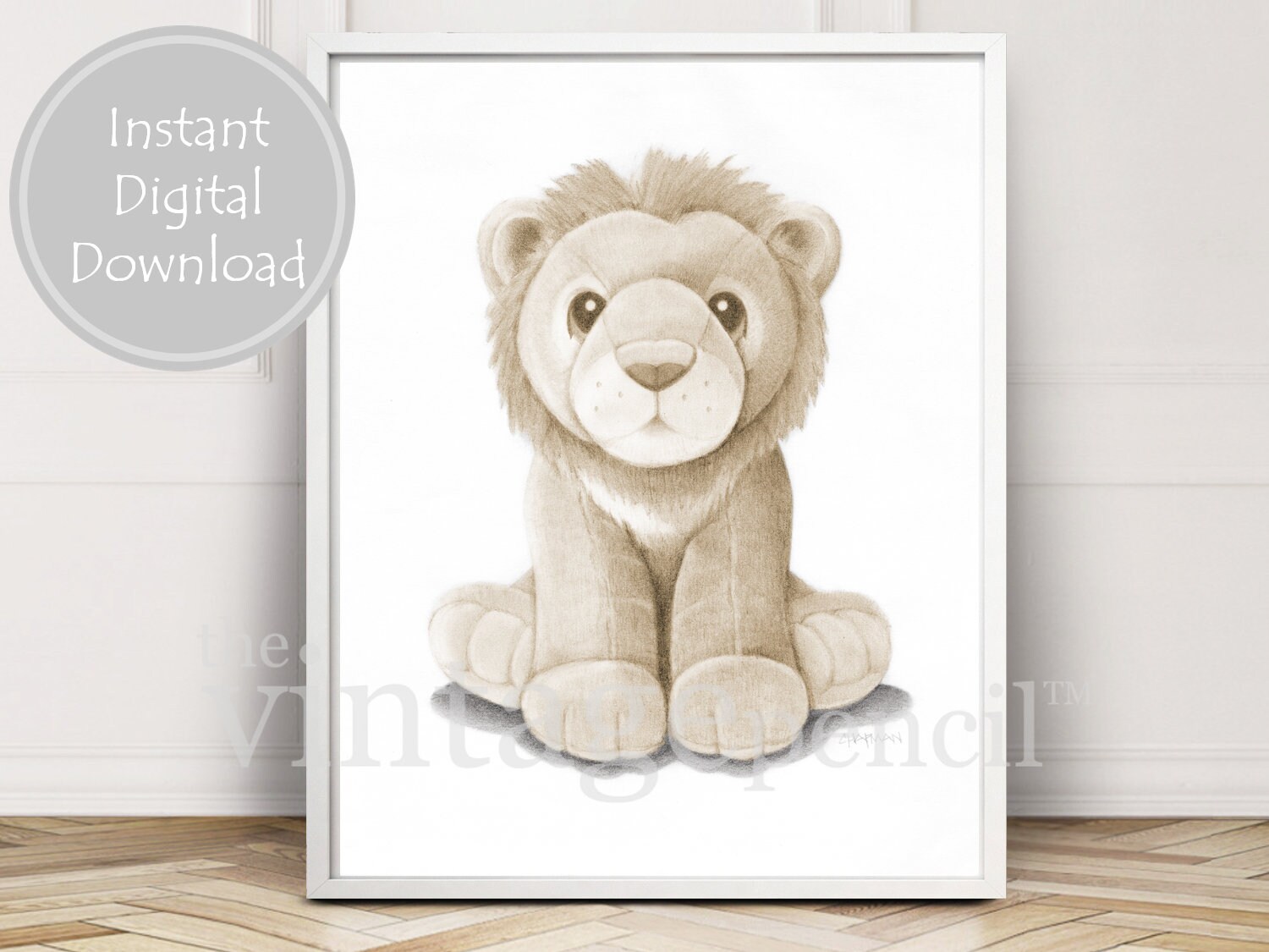 Kids Art Set Baby Animal Prints Neutral Childrens Art Zoo | Etsy