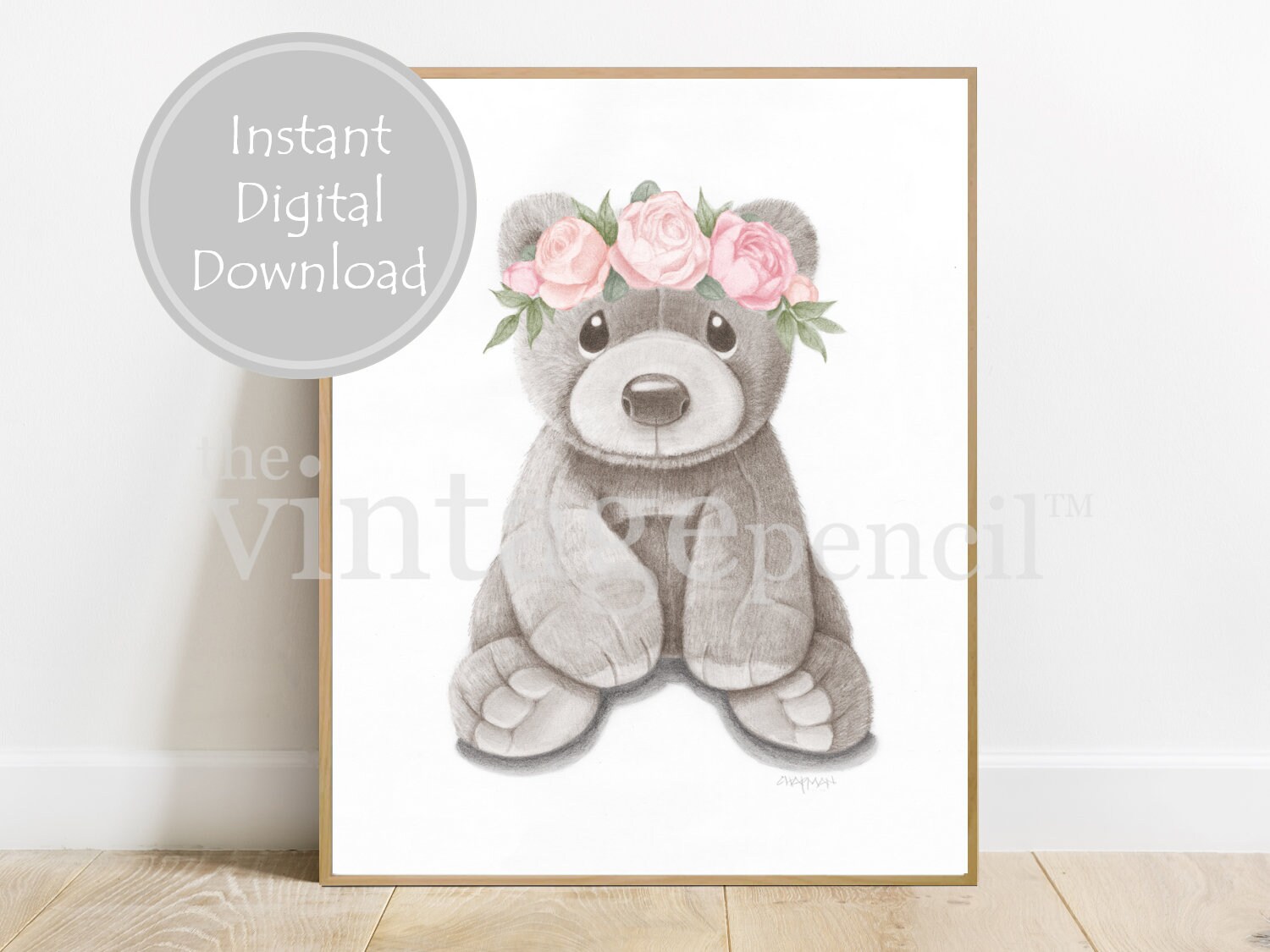 woodland-nursery-animal-print-wall-decor-girls-room-wall-art-etsy