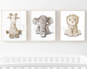 Animal Prints for Nursery, Safari Animal Print, Zoo Animal Nursery, Nursery Print, Safari Nursery, Zoo Animal Print,Safari Art, Zoo Nursery