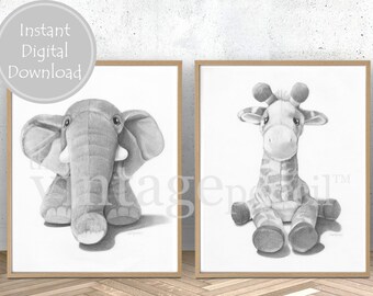 Safari Nursery Art, Zoo Nursery Art, Zoo Animal Art, Safari Animal Art, Nursery Prints, Nursery Decor, Boy Nursery Decor,Art for Boy Nursery