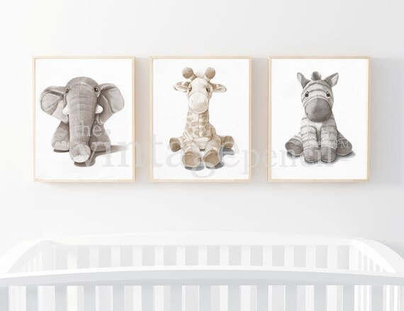 nursery safari animal prints