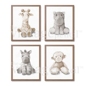Animal Prints, Printable Nursery Art, Gender Neutral Baby Room, Kids ...